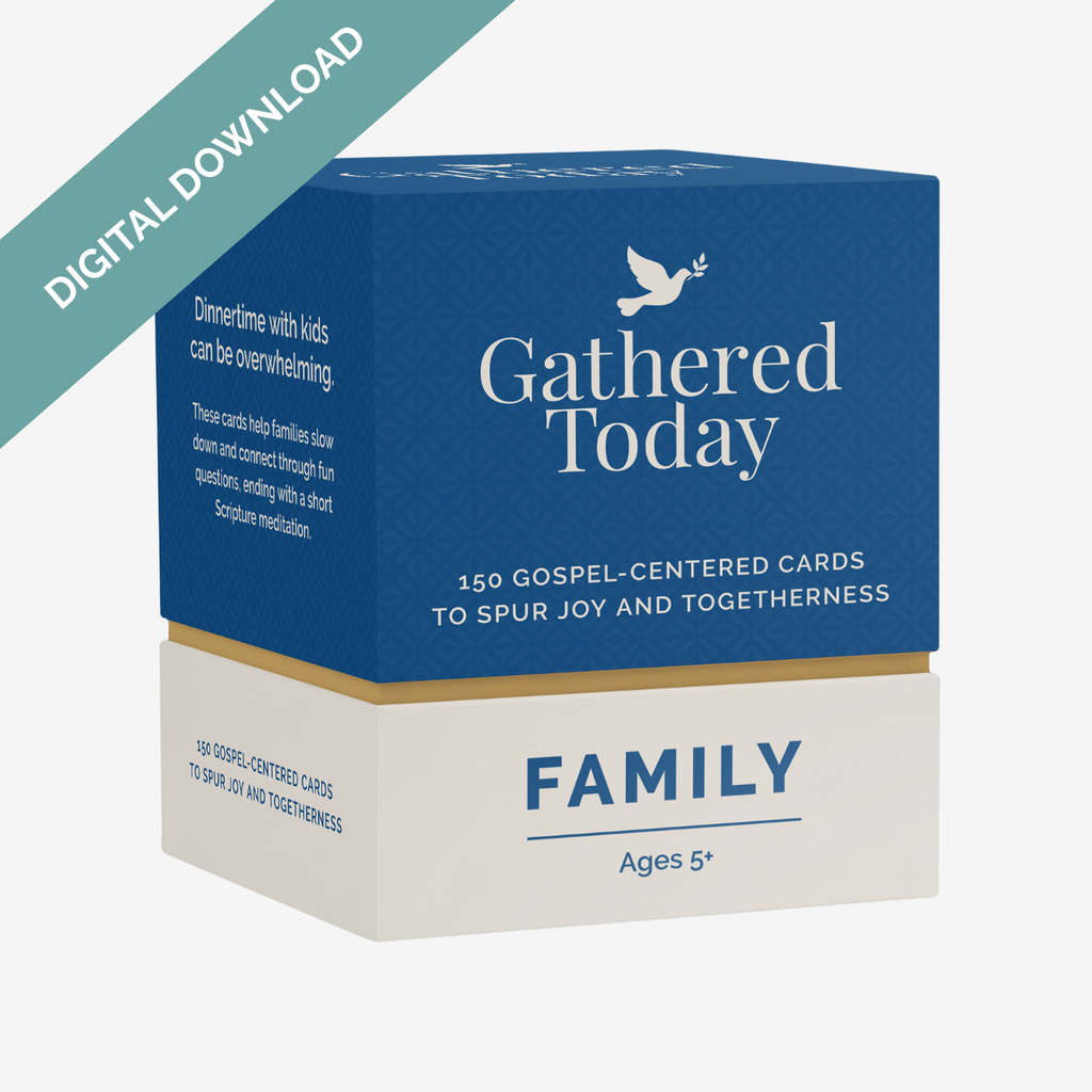 Family Conversation Cards Digital Edition, a print-at-home PDF of 150 conversation cards